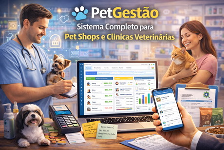 PetGestão - Sistema Completo para Pet Shops e Clínicas Veterinárias