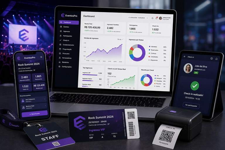 EventosPro - Sistema de Gestão de Eventos