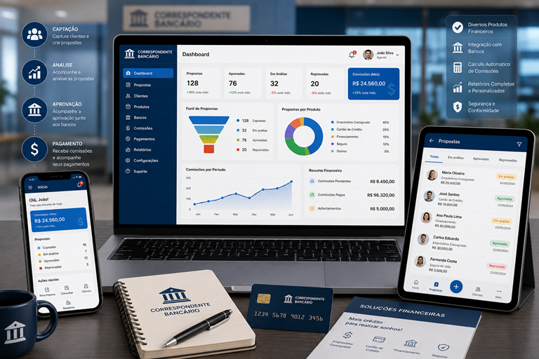 Sistema para Correspondentes Bancários