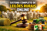 Sistema Completo de Leilões Rurais Online